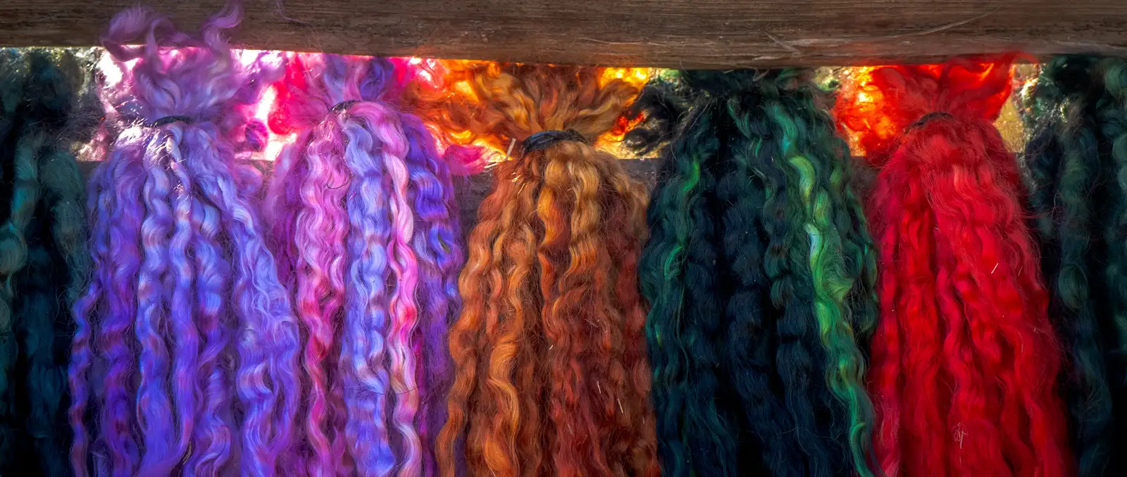 angoros ožkų mochera spalvotii siūlai mocheris